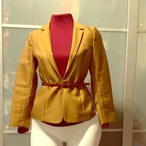 Gold Sheen Blazer Jacket
